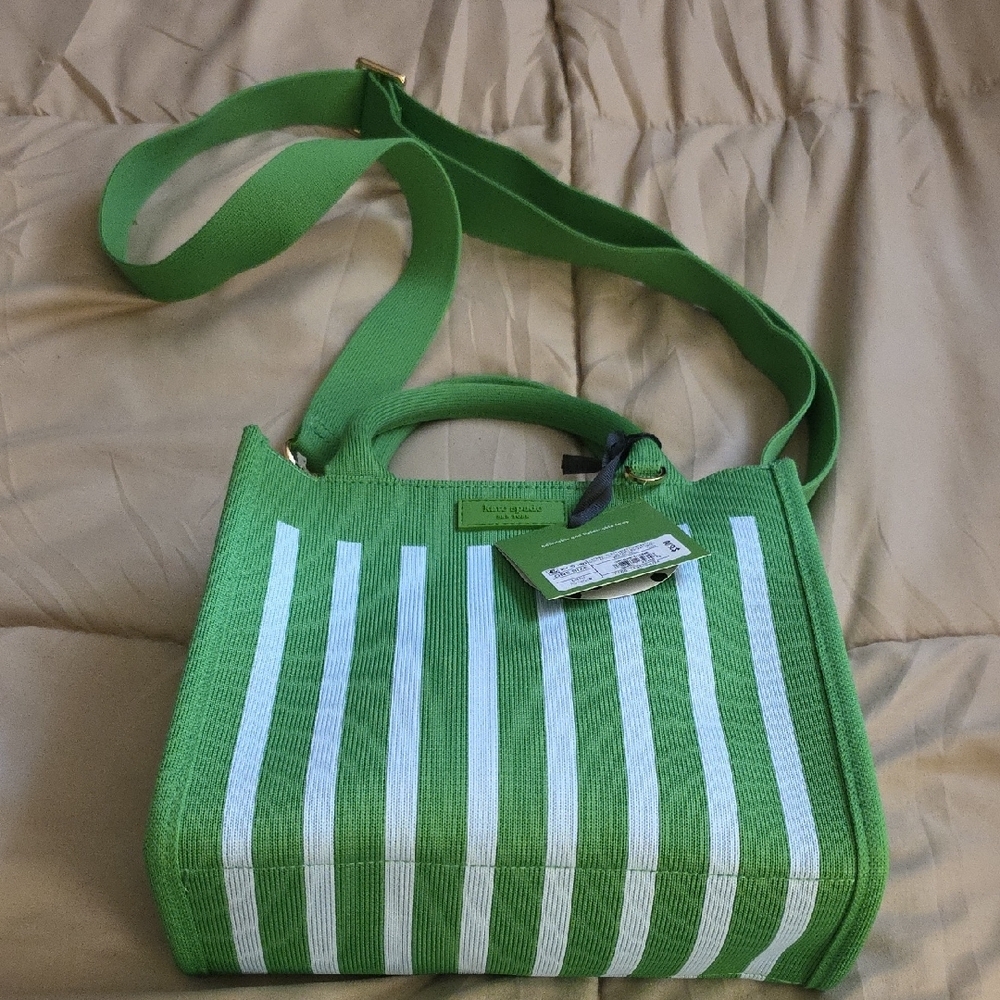 Kate Spade X Target Green Striped Women's Bag